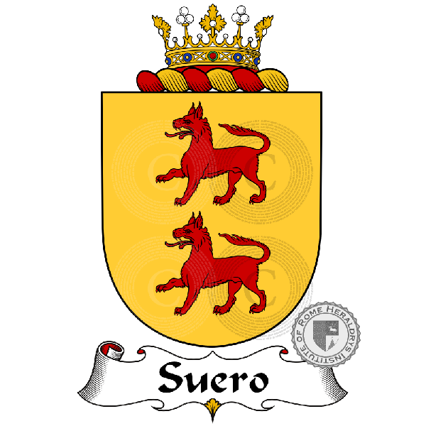 Coat of arms of family Suero
