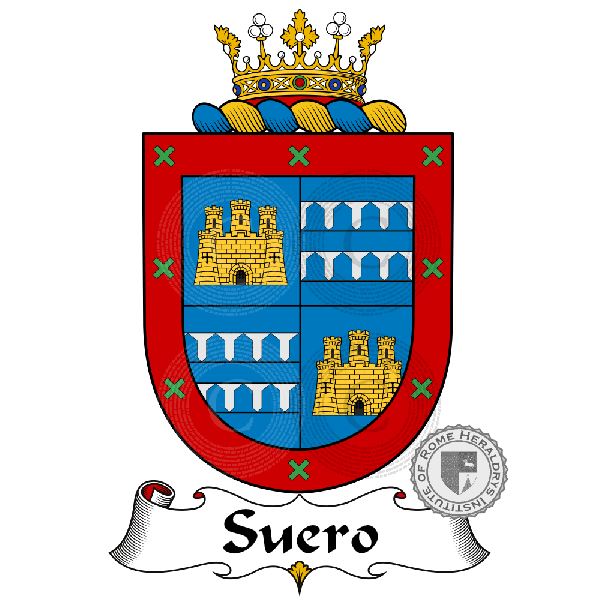Coat of arms of family Suero