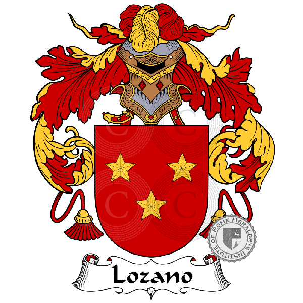 Brasão da família Lozano