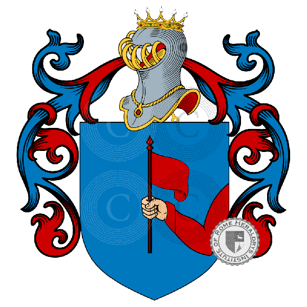 Wappen der Familie Pascasii, Pascasi, De Pascasii
