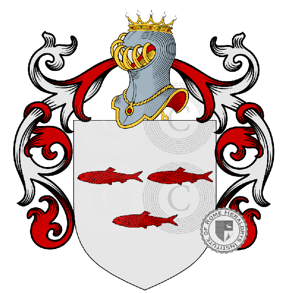 Coat of arms of family Cuoci