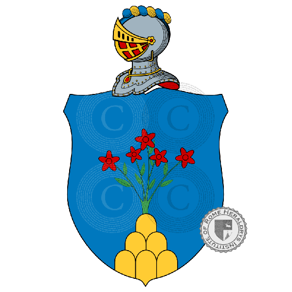 Coat of arms of family Toti