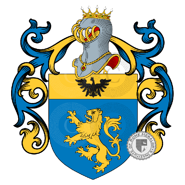 Coat of arms of family Carlini
