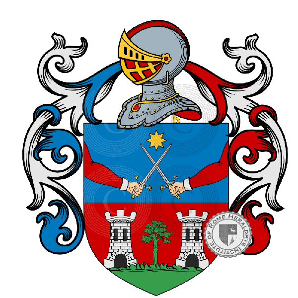 Coat of arms of family Corponese