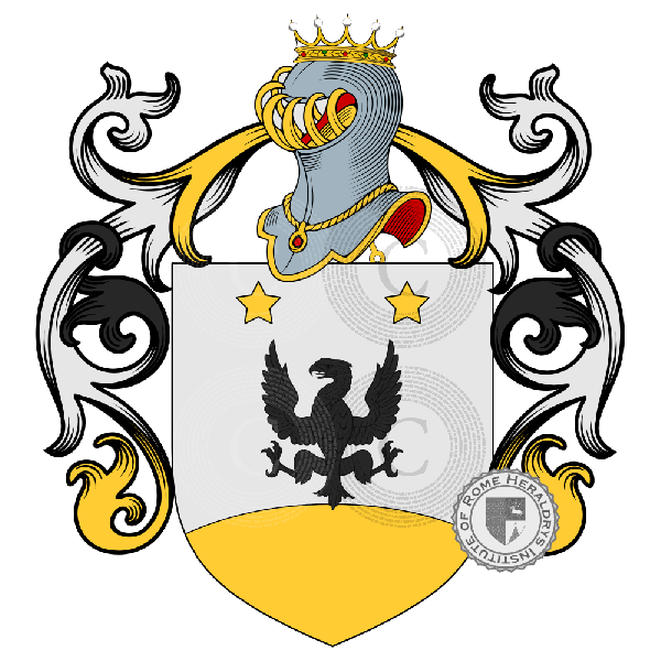 Coat of arms of family Bruna, La Bruna, Labruna