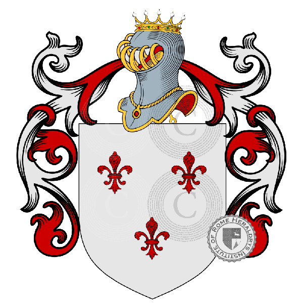 Coat of arms of family Onoradi, Onorai, Onorati