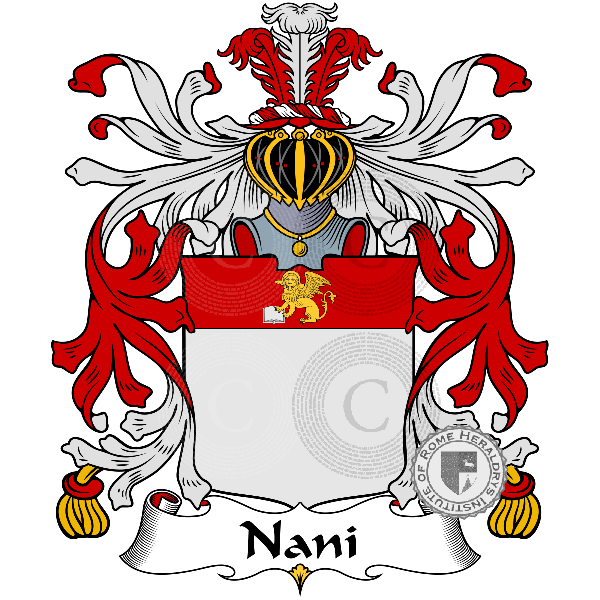 Coat of arms of family Nani