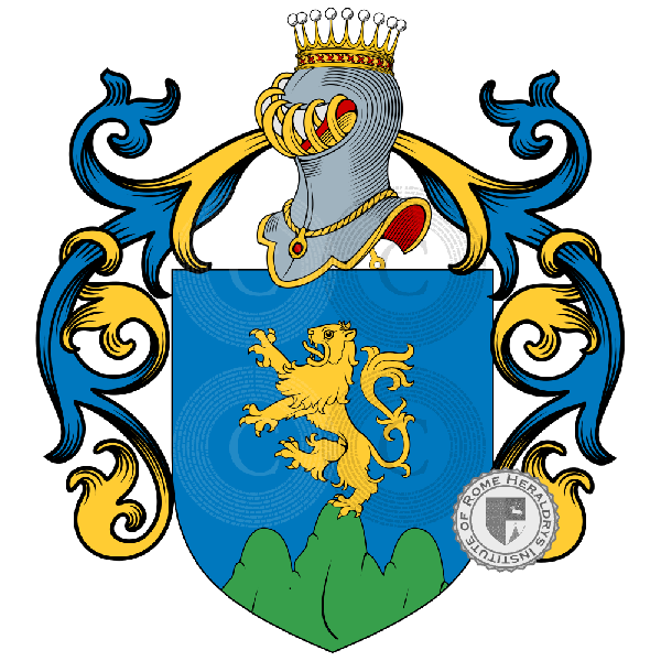 Coat of arms of family Siciliani   ref: 885307