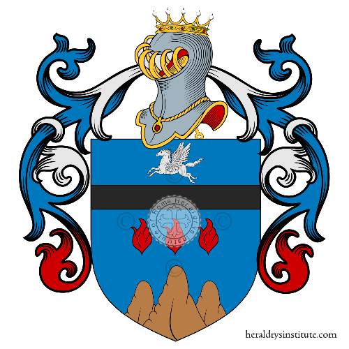 Coat of arms of family Barberi   ref: 885330