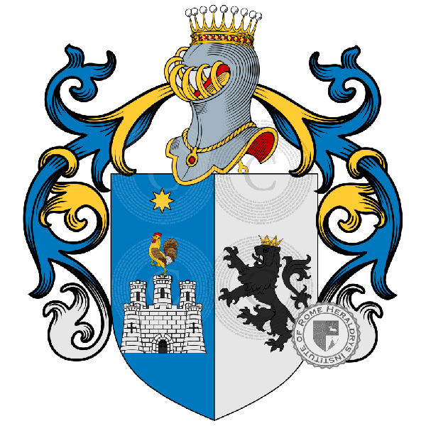 Coat of arms of family Galante