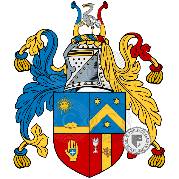 Coat of arms of family Angerstein   ref: 885374