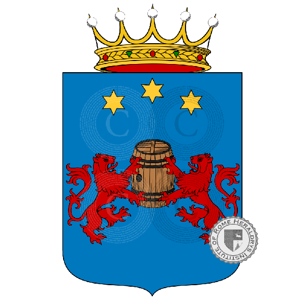 Coat of arms of family Bottaro, Bottari