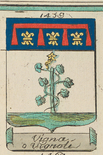 Coat of arms of family Vigna, Vignoli