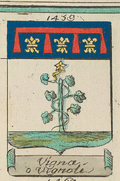 Escudo de la familia Vigna, Vignoli
