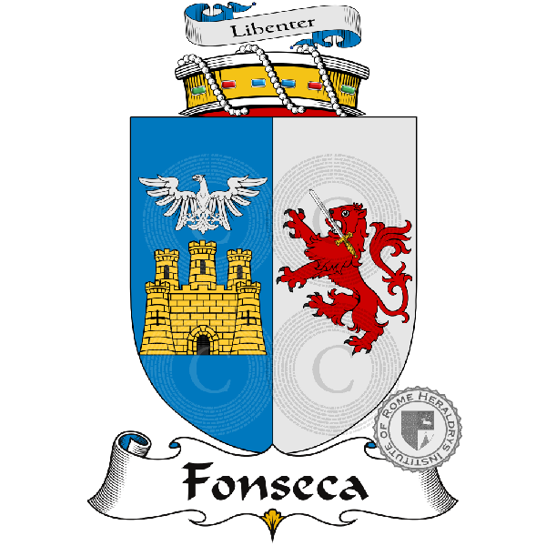 Coat of arms of family Fonseca