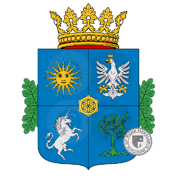 Wappen der Familie Vignoli D'Este