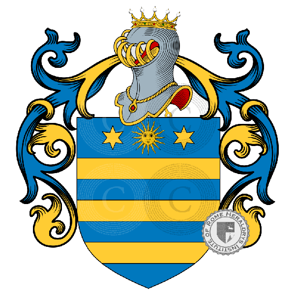Coat of arms of family Donini   ref: 885521