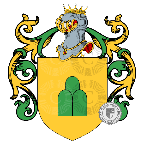 Escudo de la familia Montagna