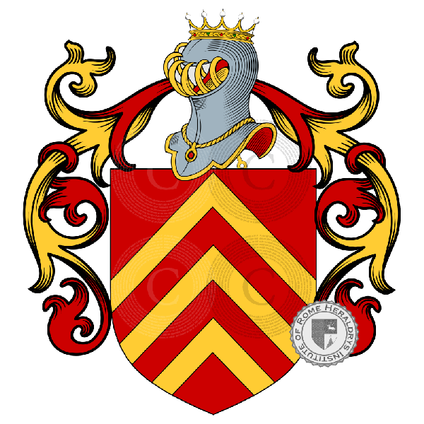 Coat of arms of family Ranieri, Ranieri Bourbon del Monte
