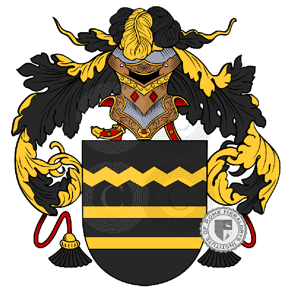 Coat of arms of family Carmona   ref: 885565