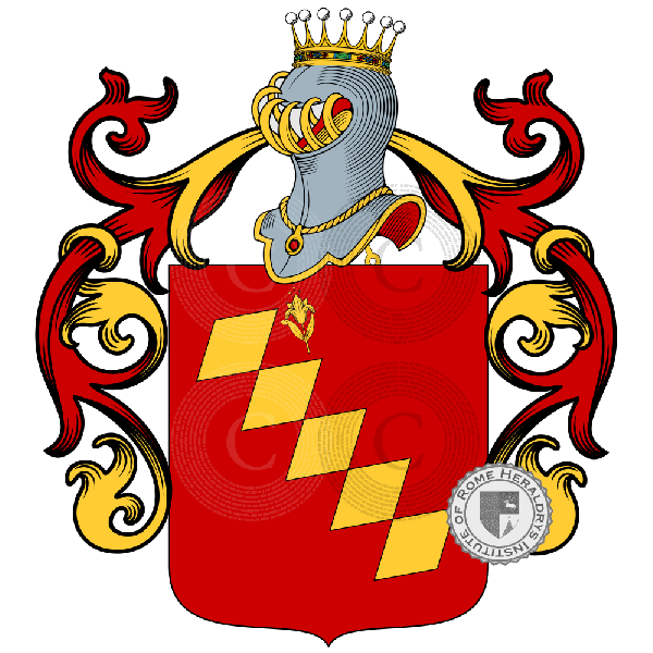 Escudo de la familia Lentini, Lentini San-Basilio