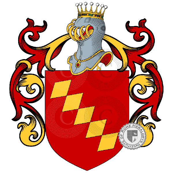 Coat of arms of family Leontini