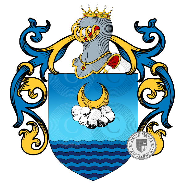 Coat of arms of family Cangini   ref: 885599
