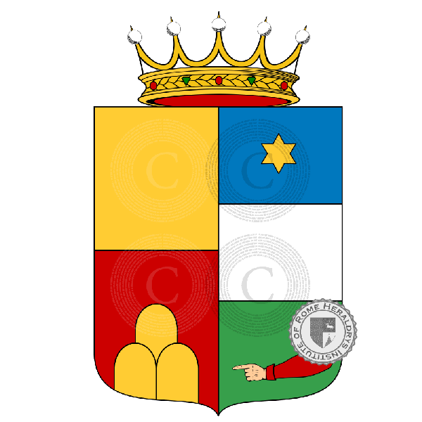Coat of arms of family Cozzolino