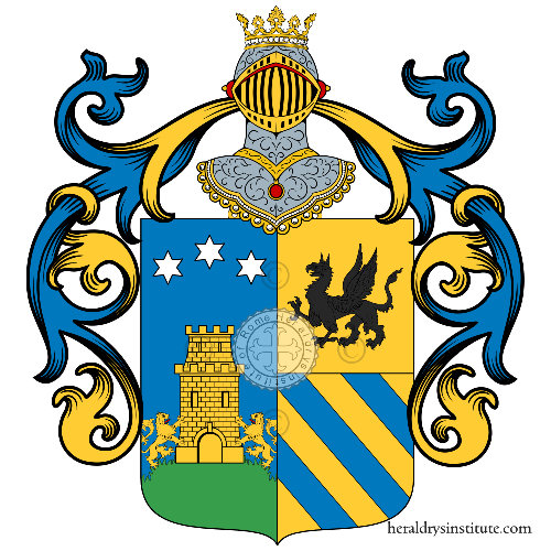 Escudo de la familia Turrisi Grifeo