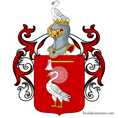 Coat of arms of family Carcano Orrigoni