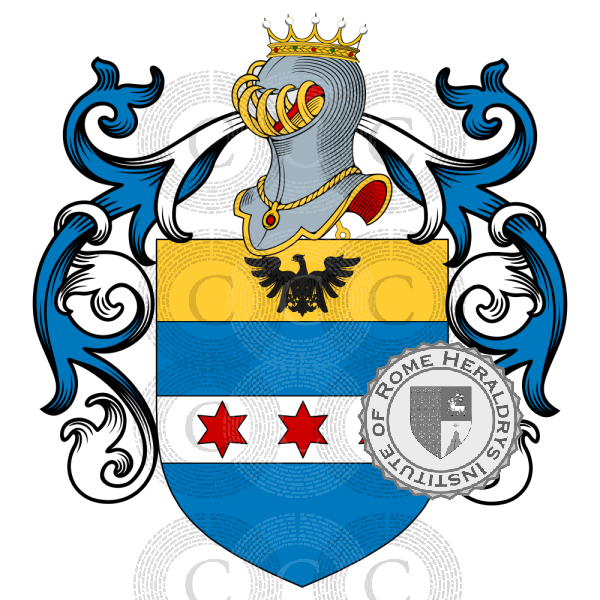 Coat of arms of family Troisi