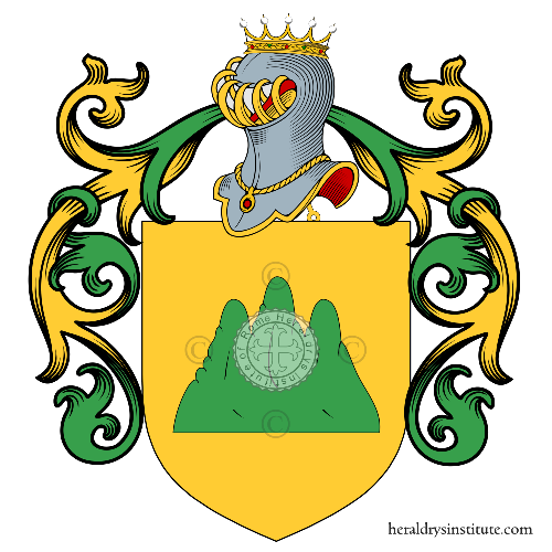 Coat of arms of family De Montis