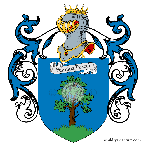 Coat of arms of family Carusi Cybei