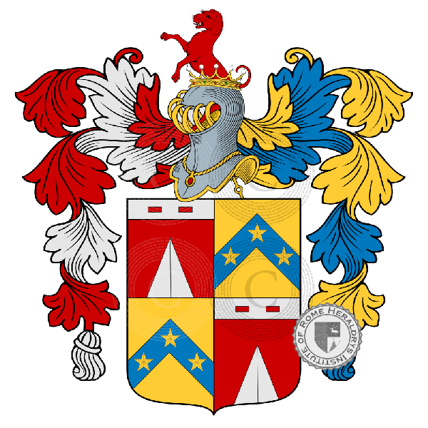 Coat of arms of family Battisti of  Santo Georgio