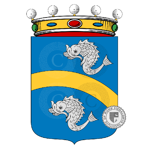 Coat of arms of family Pagnini, Pagnino, Pagniano, Pagnano