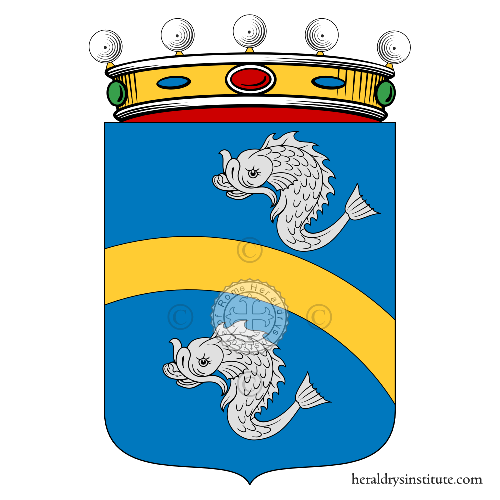 Escudo de la familia Pagnini, Pagnino, Pagniano, Pagnano