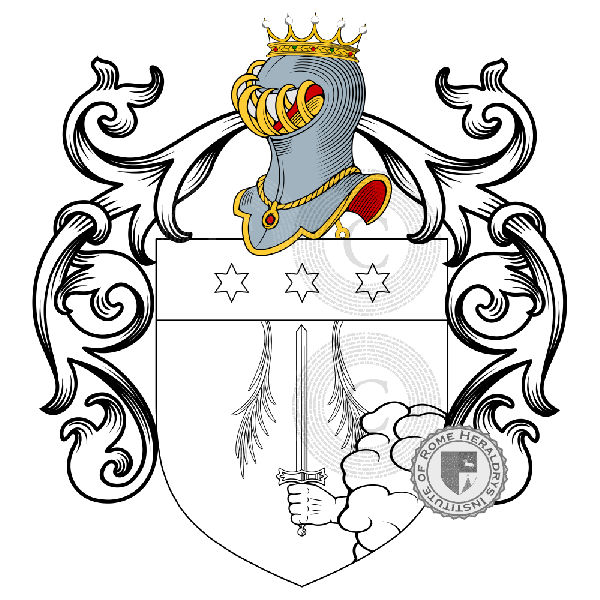 Coat of arms of family Polati, Polato