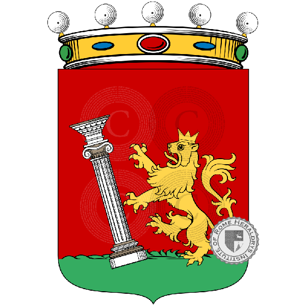 Coat of arms of family Forte