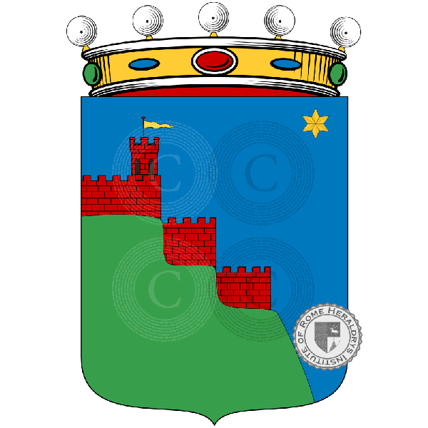Coat of arms of family Forte   ref: 886003