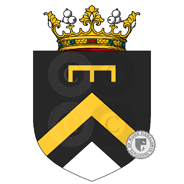 Coat of arms of family Del Tufo