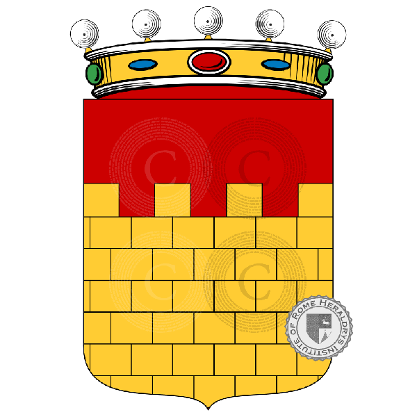 Coat of arms of family Muro, Di Muro