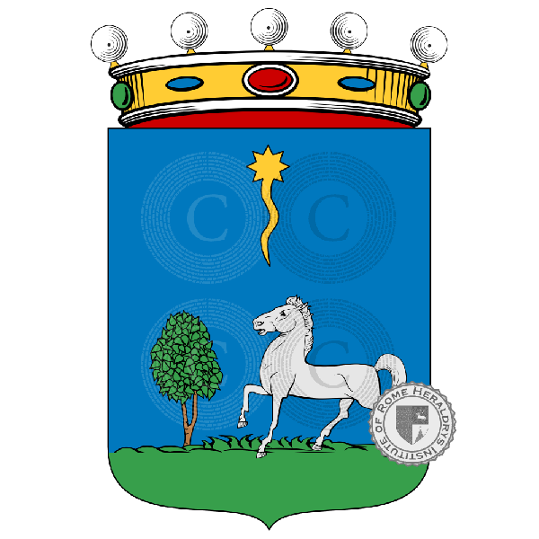 Wappen der Familie Cavallucci