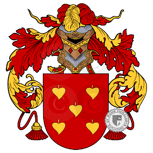 Coat of arms of family Paola