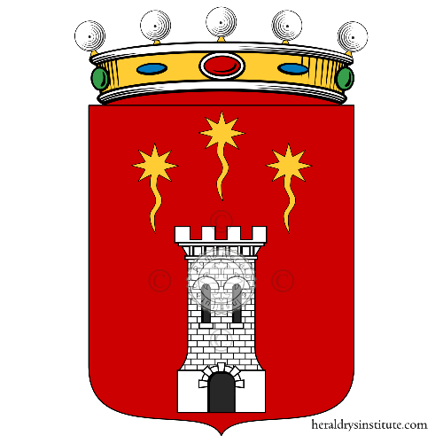 Coat of arms of family Ruga