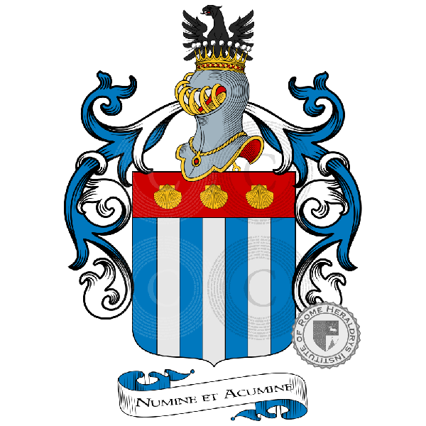 Coat of arms of family Crotti, Crotti Imperiali