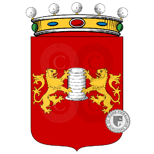 Wappen der Familie Petrucci Mastrazzi