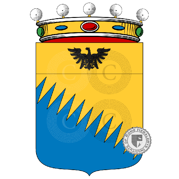 Coat of arms of family Petrucci