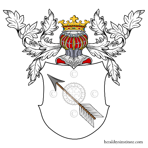 Coat of arms of family Trest, Trzesst, Tresselt