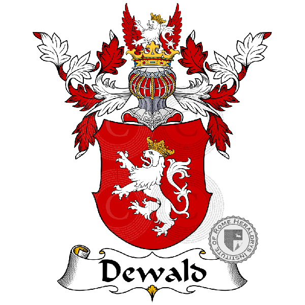Wappen der Familie Von Dewald, Dewald
