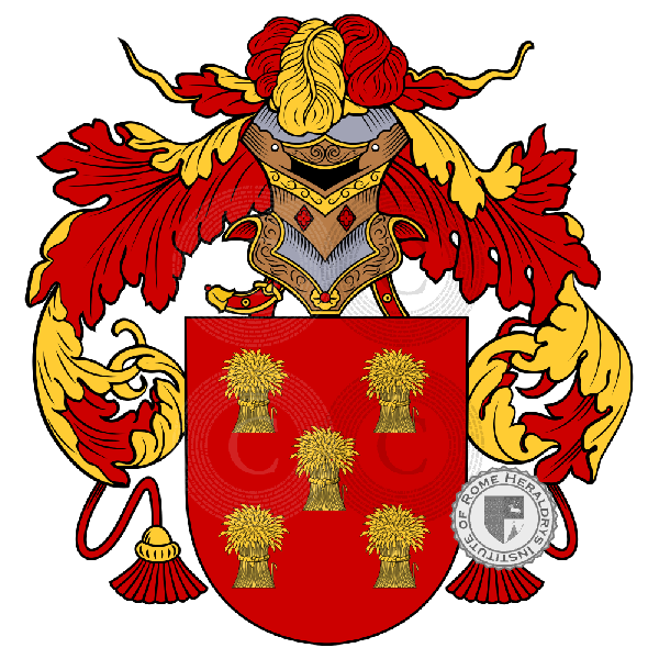 Coat of arms of family Payne, Payno